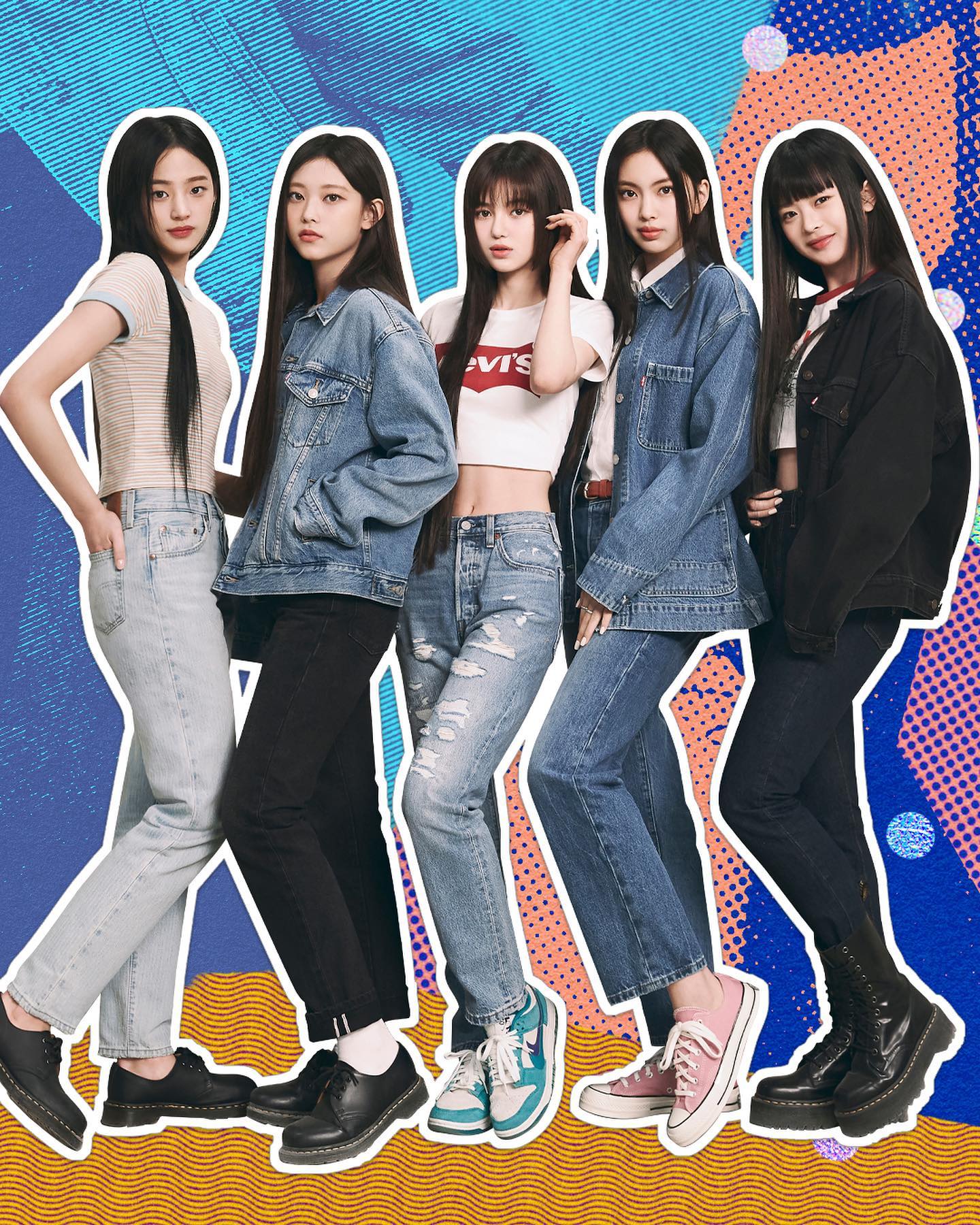 【超希少品】newjeans LEVI’S カタログ NewJeans for Levi's Japan Spring/Summer Season Collection
