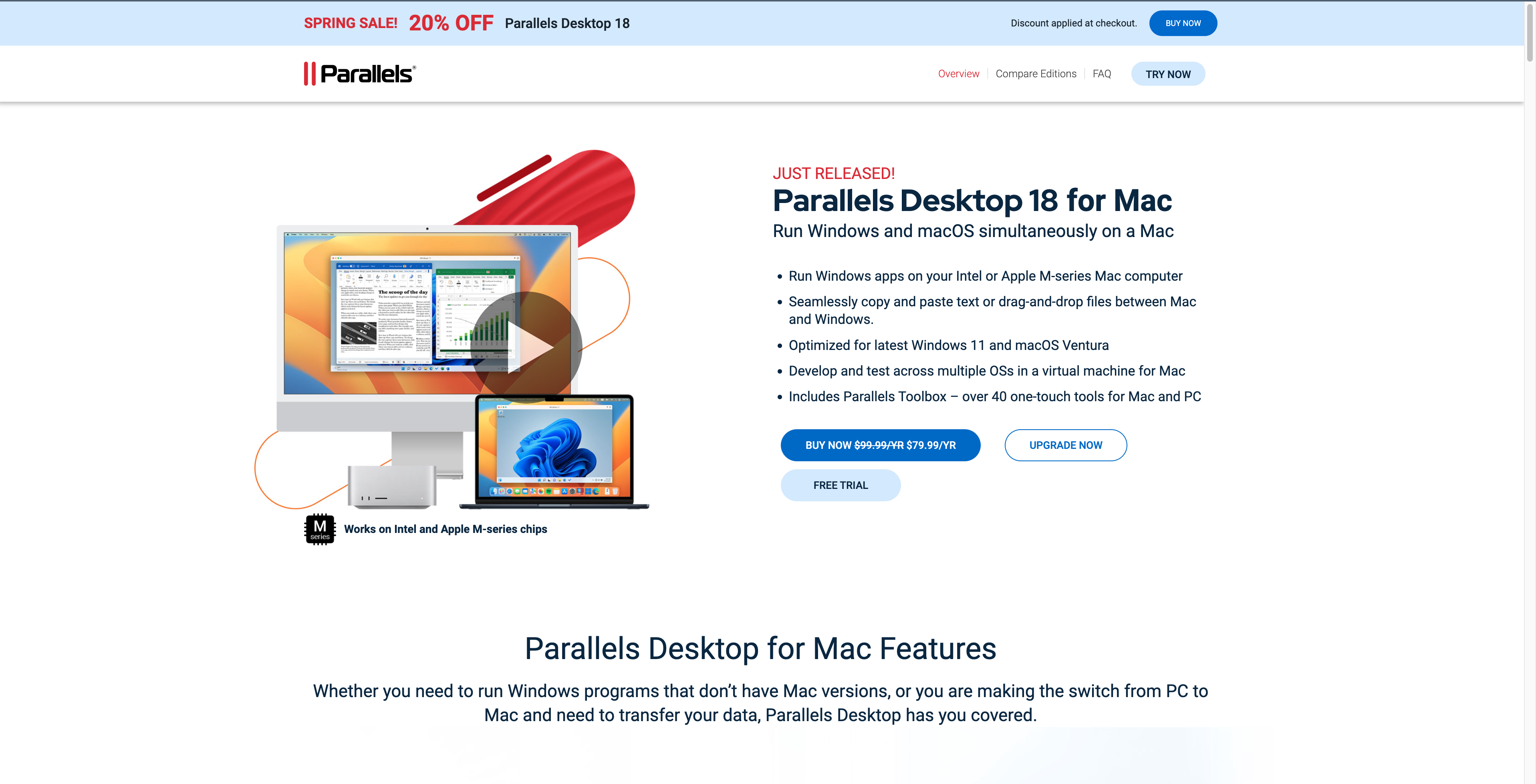 สอบถามเรื่อง Parallels Desktop ในmac