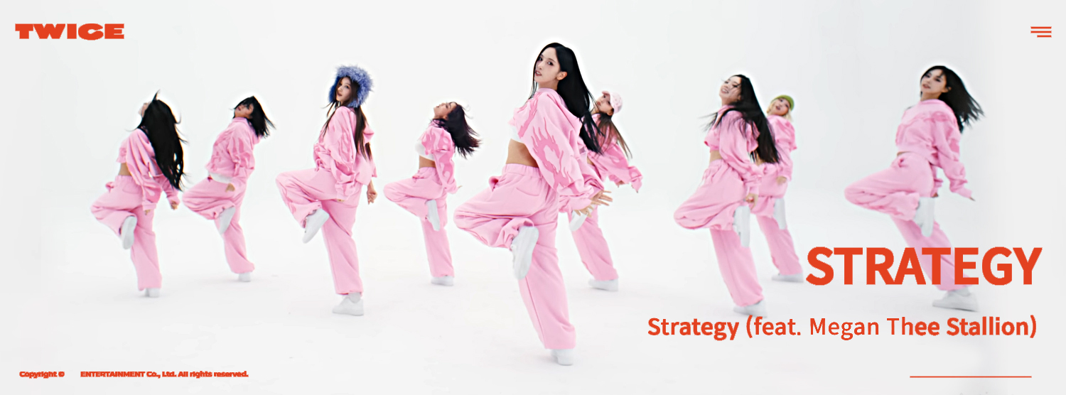 TWICE “Strategy (feat. Megan Thee Stallion)” M/V