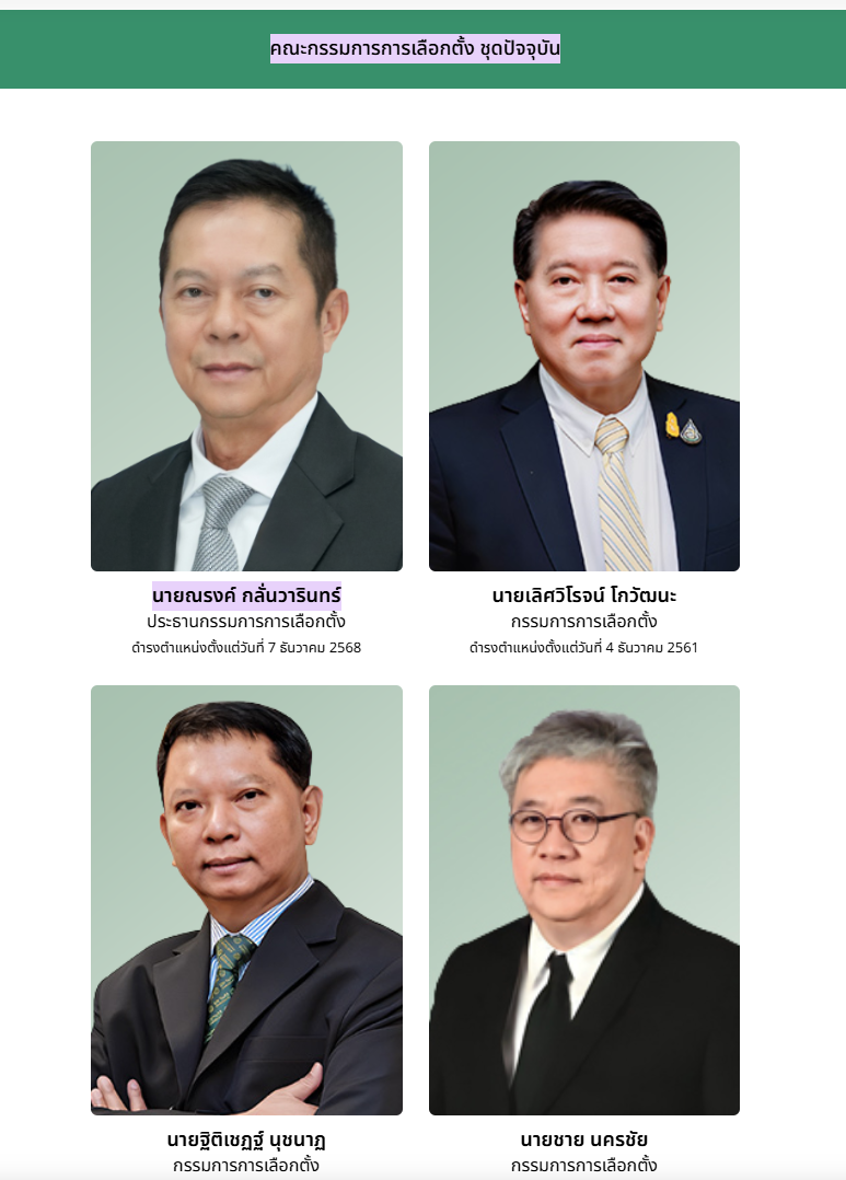 กรรมการ กกต หายหัวไปเลย